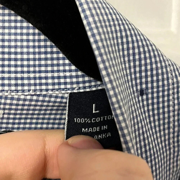 Men’s Roundtree & Yorke Button Down Shirt Size Large - Picture 4 of 8